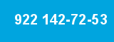 922 142-72-53